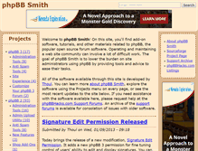 Tablet Screenshot of phpbbsmith.com